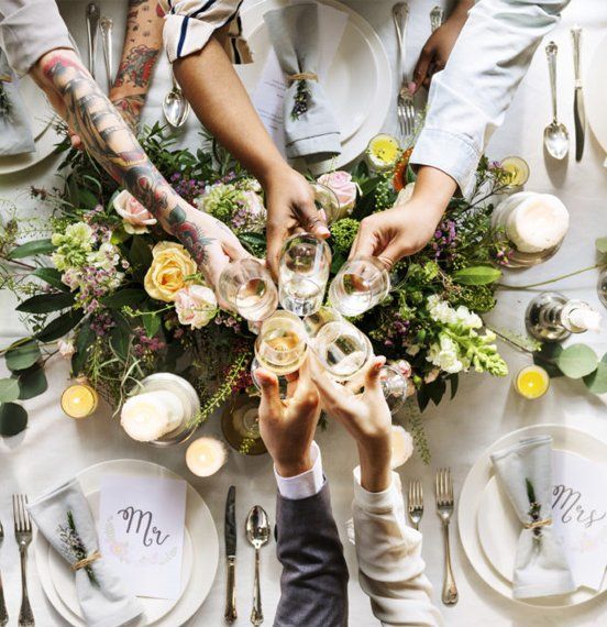 People Toasting A Glass Of Wine — Bergenfield, New Jersey — Brodericks Flowers & Gifts Inc People Toasting A Glass Of Wine — Bergenfield, New Jersey — Brodericks Flowers & Gifts Inc