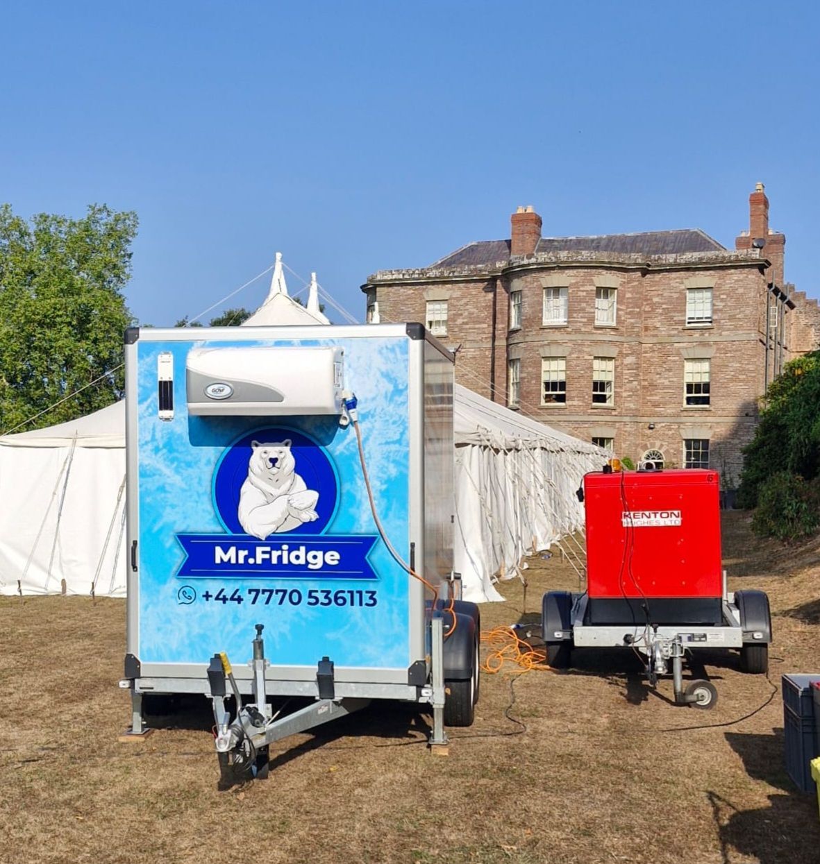 3 metre mobile fridge trailer - Mr Fridge 