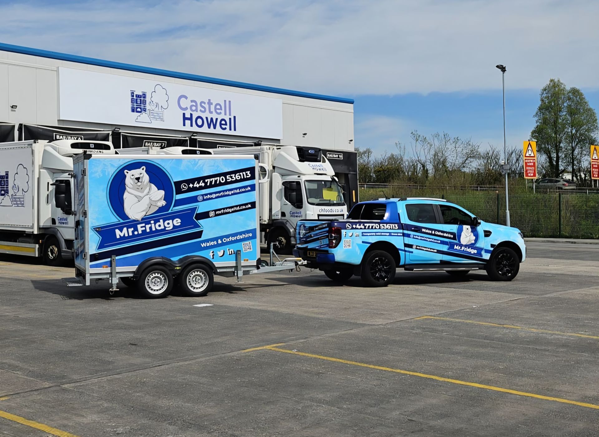3 metre mobile fridge trailer - Mr Fridge 