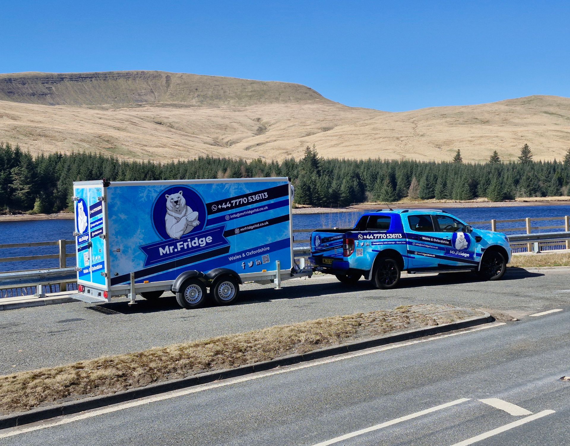 4metre mobile fridge trailer - Mr Fridge 