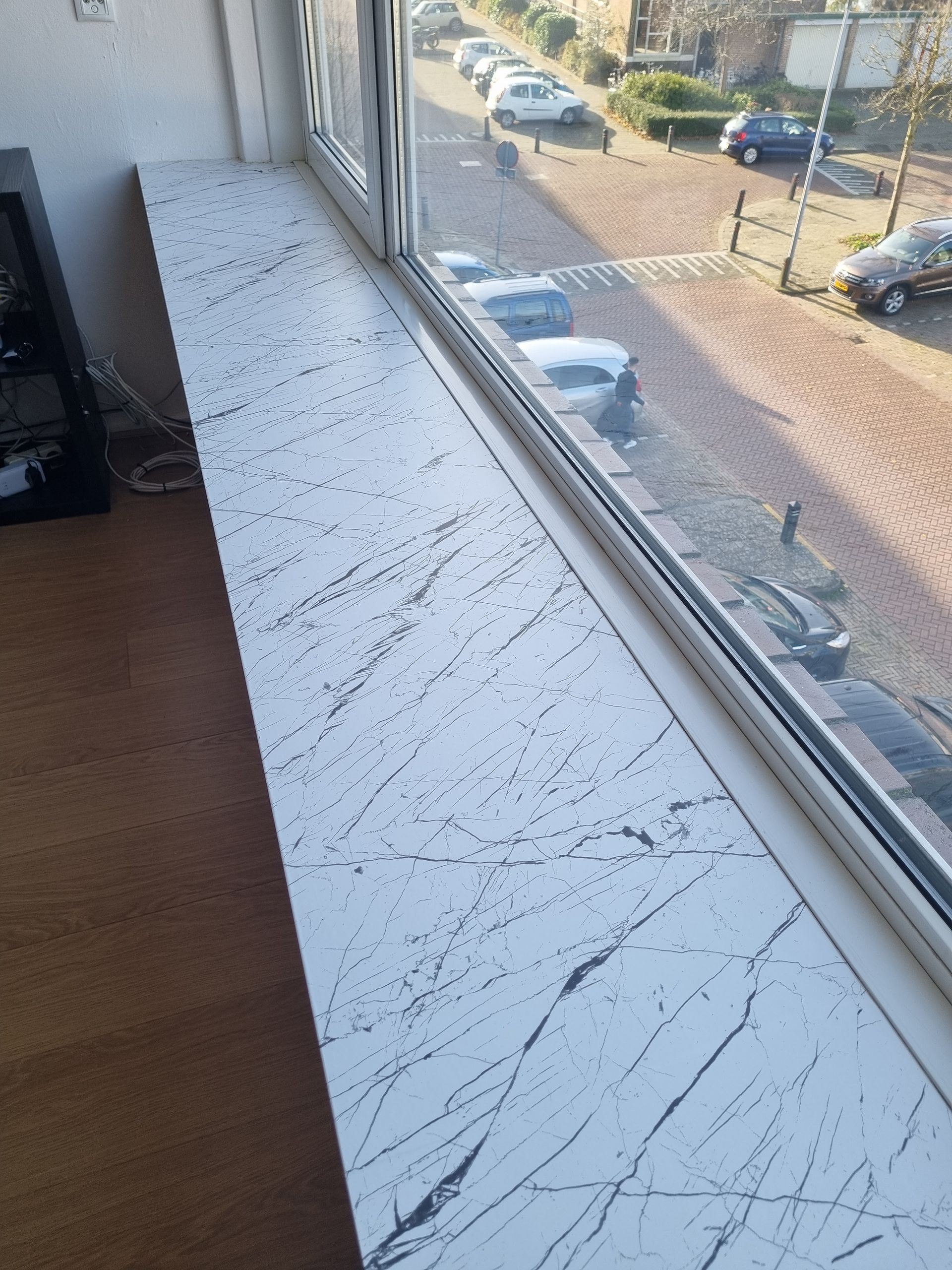 vensterbank wrappen