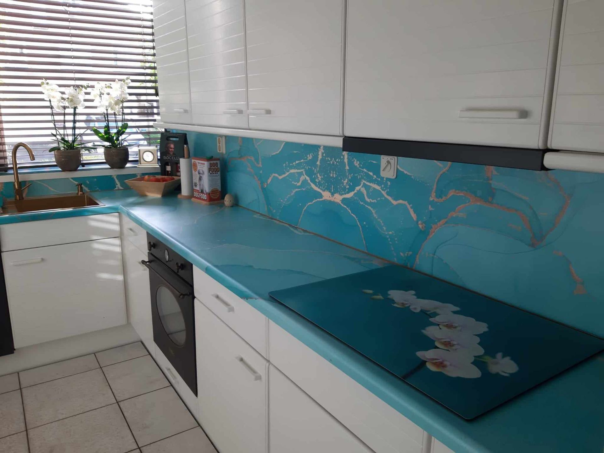 aanrechtblad wrappen custom made print