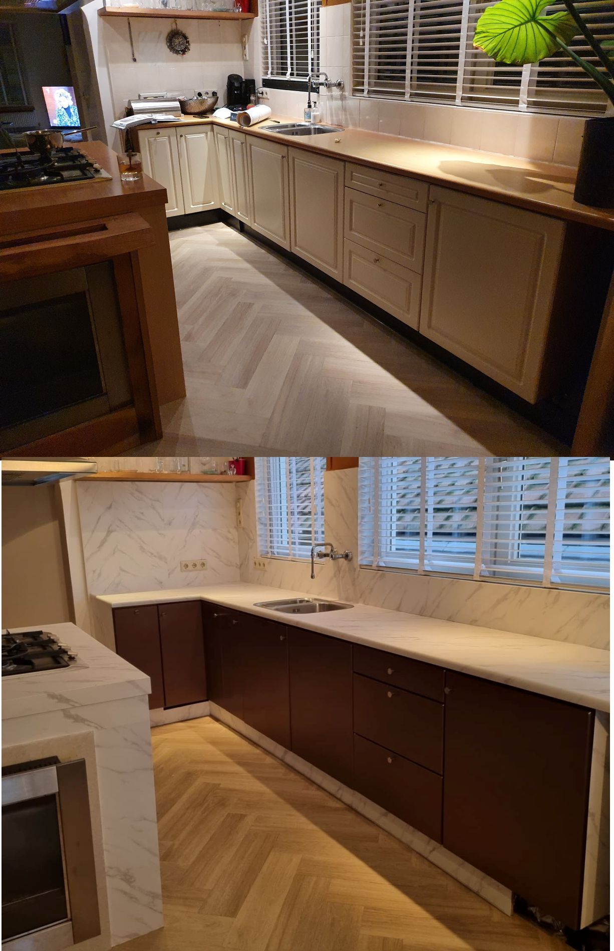 landelijke keuken wrappen