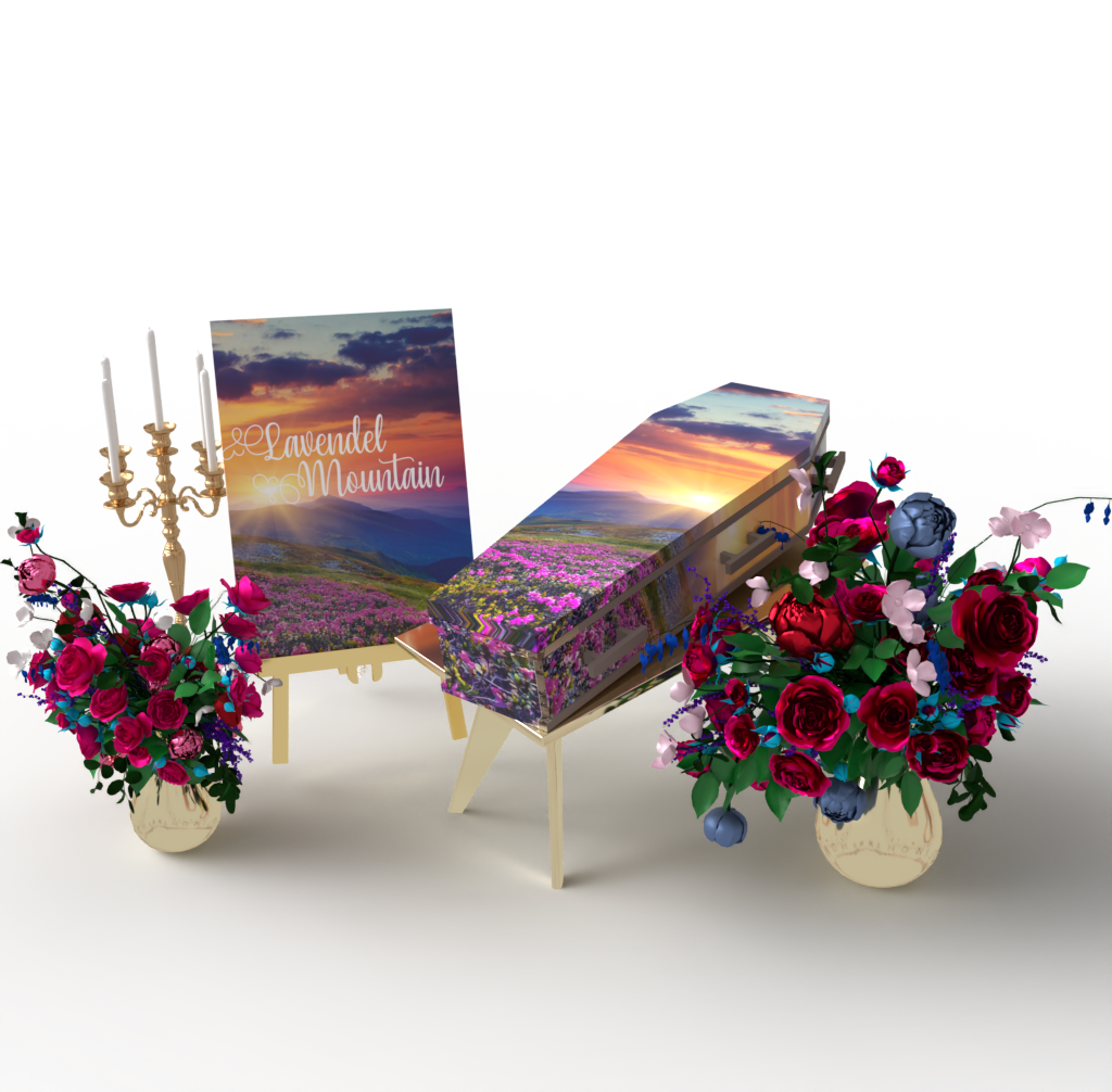 uitvaartkist uitzichten