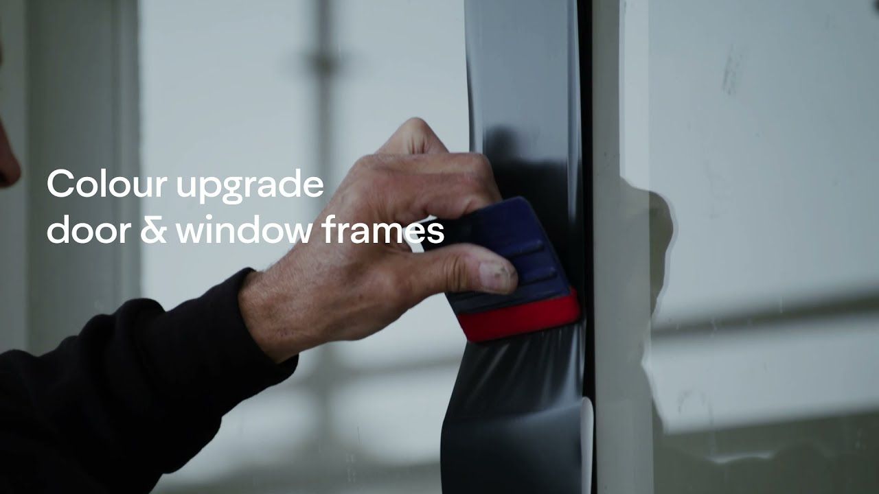 kozijnen wrappen avery facade