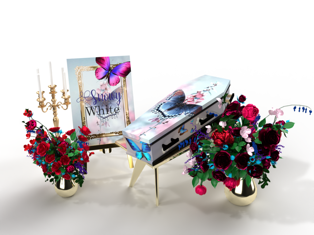 uitvaartkist vlinder