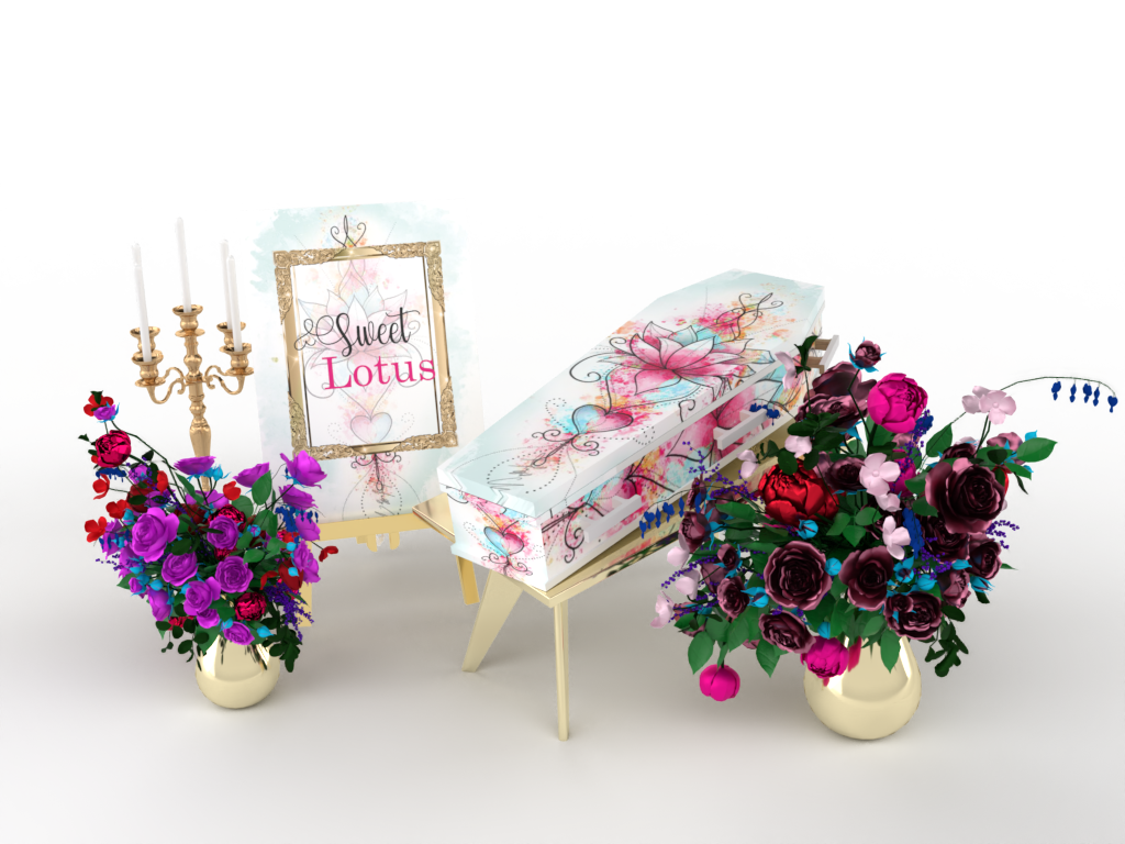 uitvaartkist sweet lotus