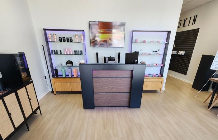 Illustration of a serene beauty salon and medspa in Fort Wayne