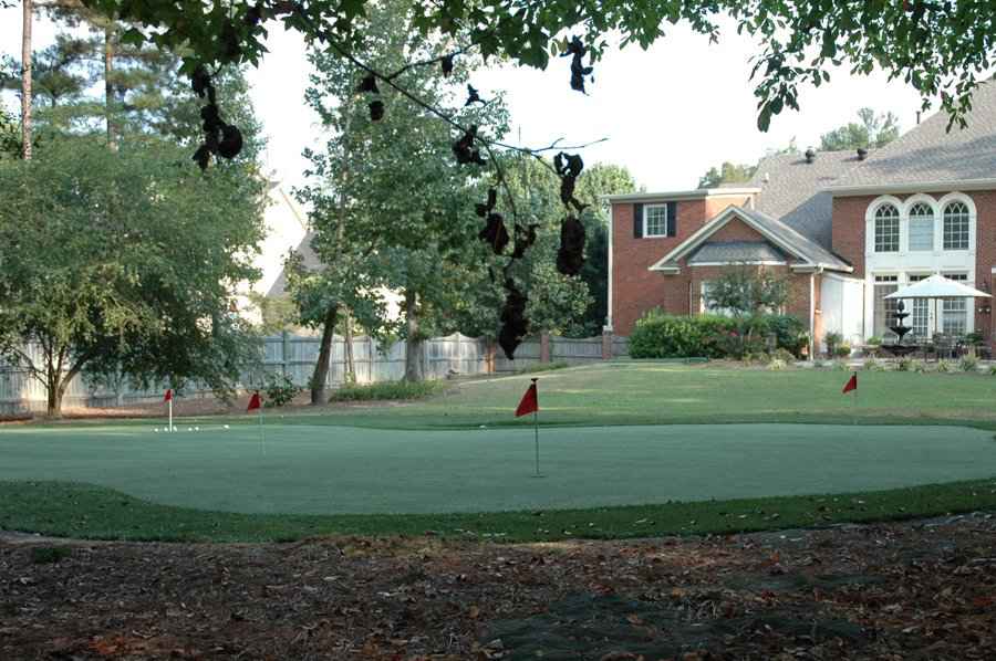 Golf Course Ground — Mini Golf Course in Backyard — Louisville, KY