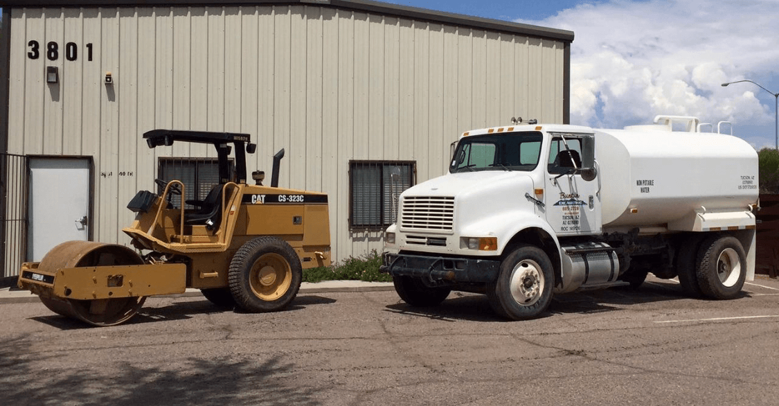 Construction Equipment and a Truck — Tucson, AZ — Buntin Excavating