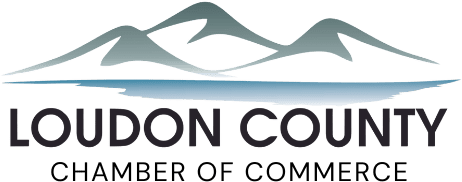 The logo for the loudon county chamber of commerce