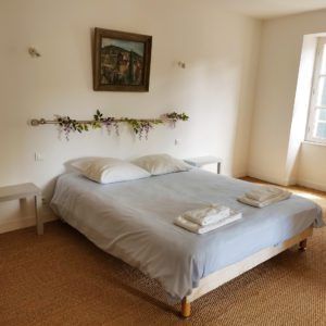 Bedroom at wedding venue