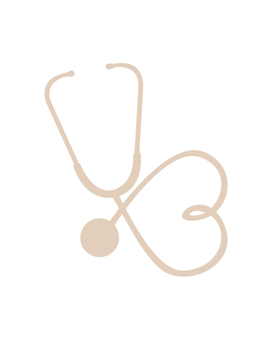 beige stethoscope