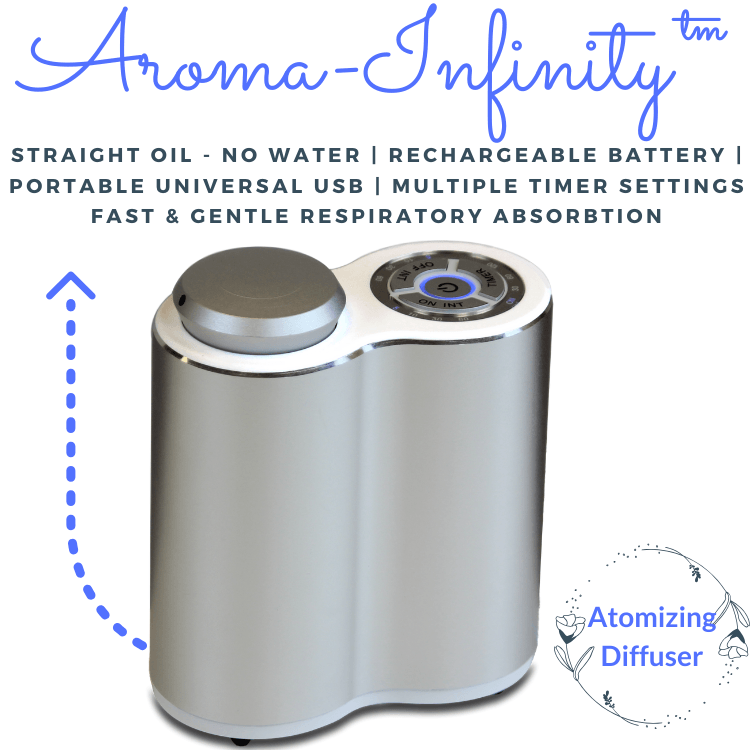 Aroma infinity portable universal usb multiple timer settings fast & gentle respiratory absorption