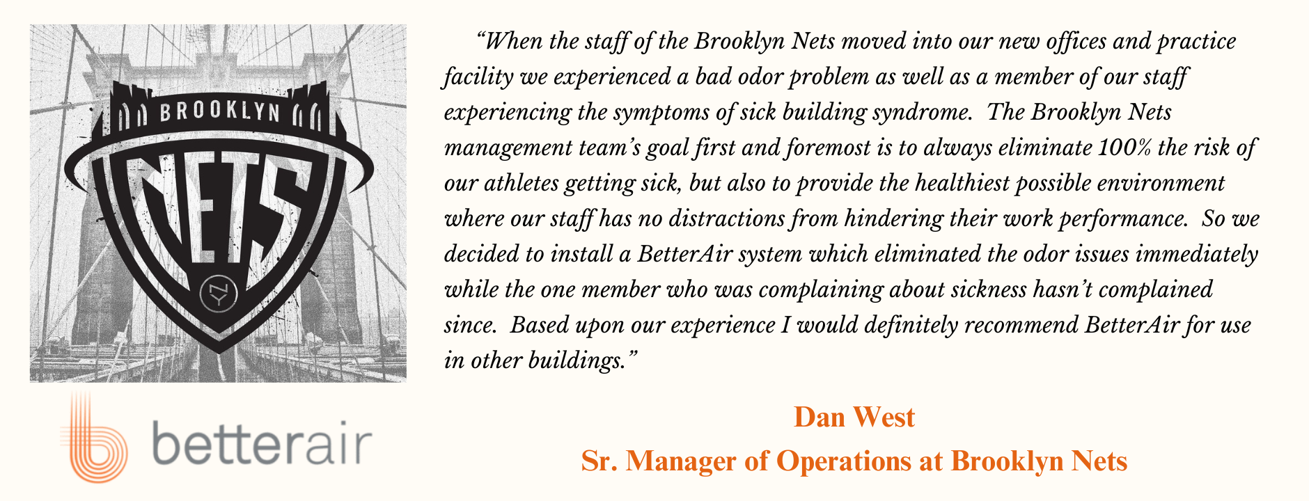 A logo for the brooklyn nets is on a white background
