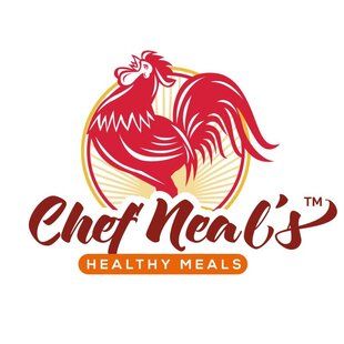 Chef meal 's healthy meals logo with a rooster on it