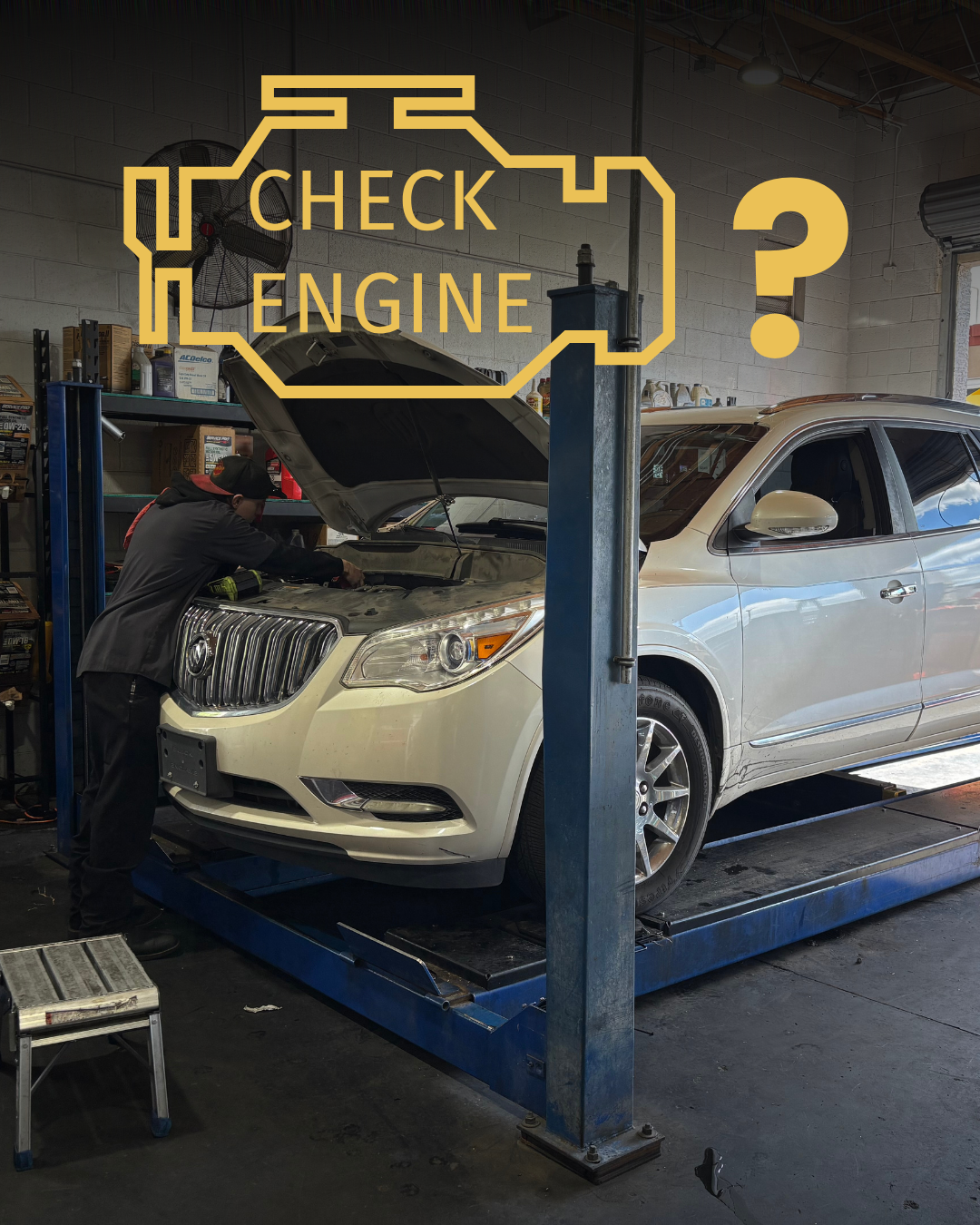 Checking Engine Image | Leroy's Auto & Truck Care