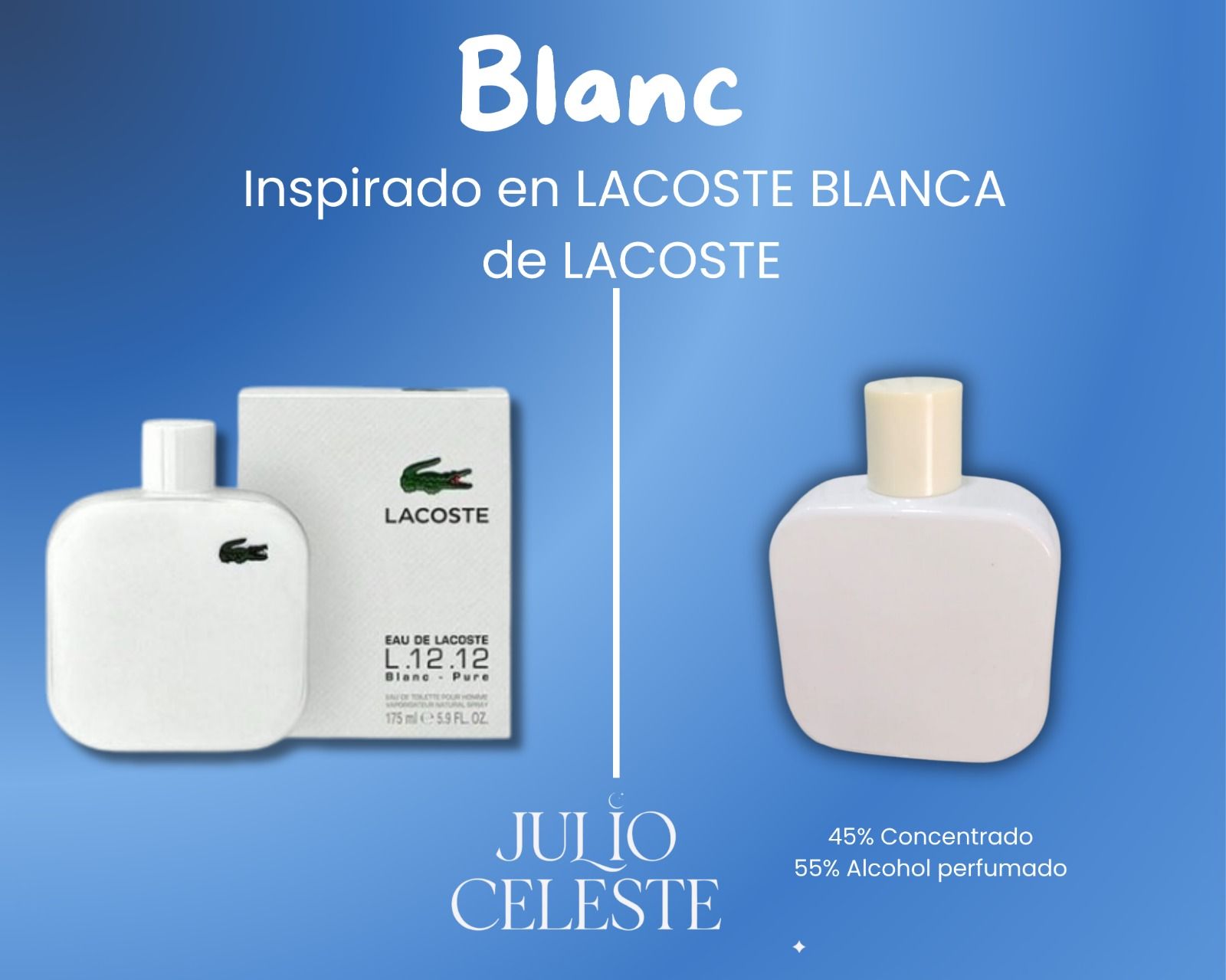 Blanc Inspirado en LACOSTE BLANCA  de LACOSTE