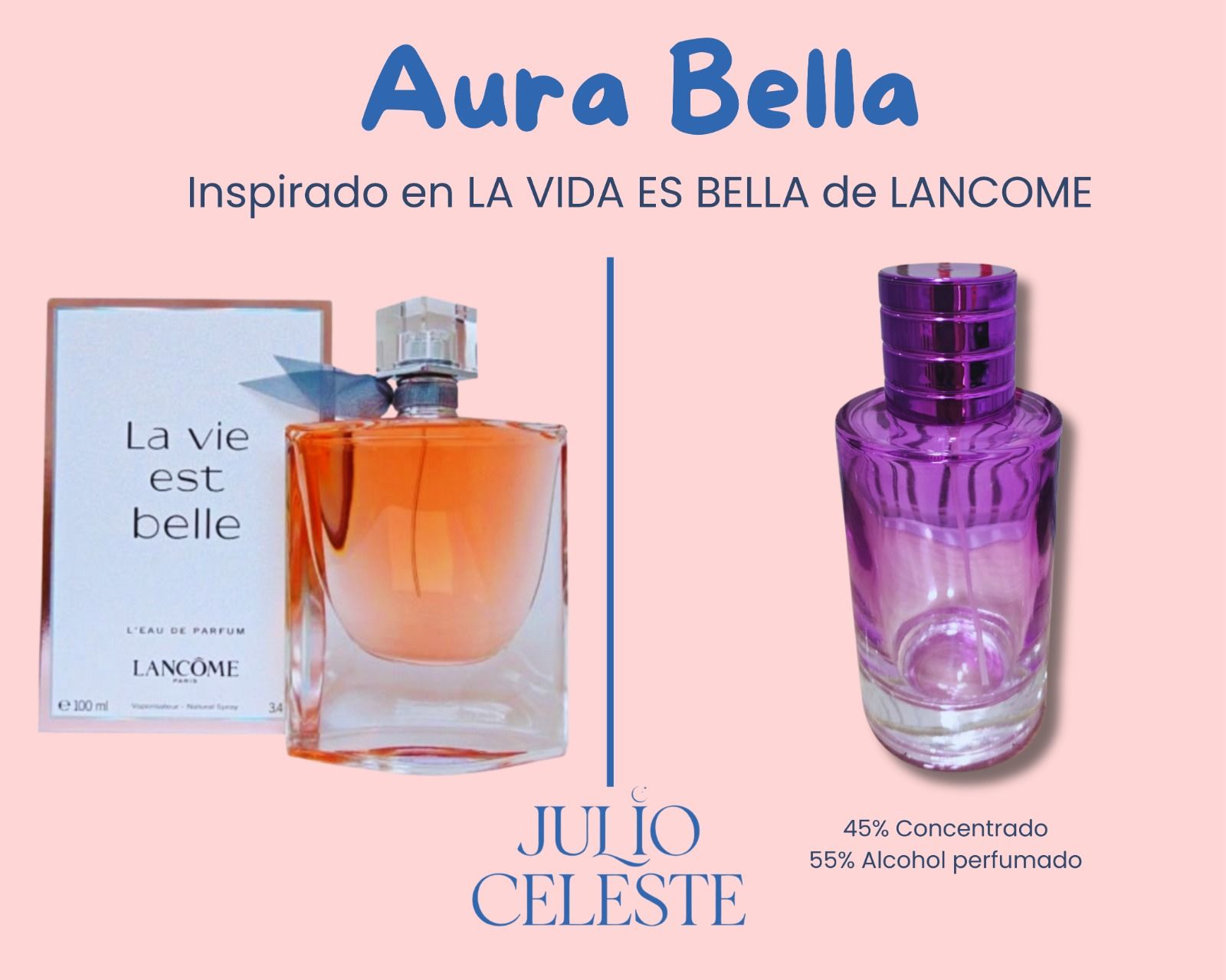 Aura Bella inspirado en LA VIDA ES BELLA de LANCOME