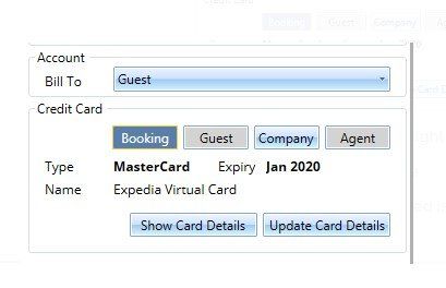 A screenshot of a booking page for a guest.