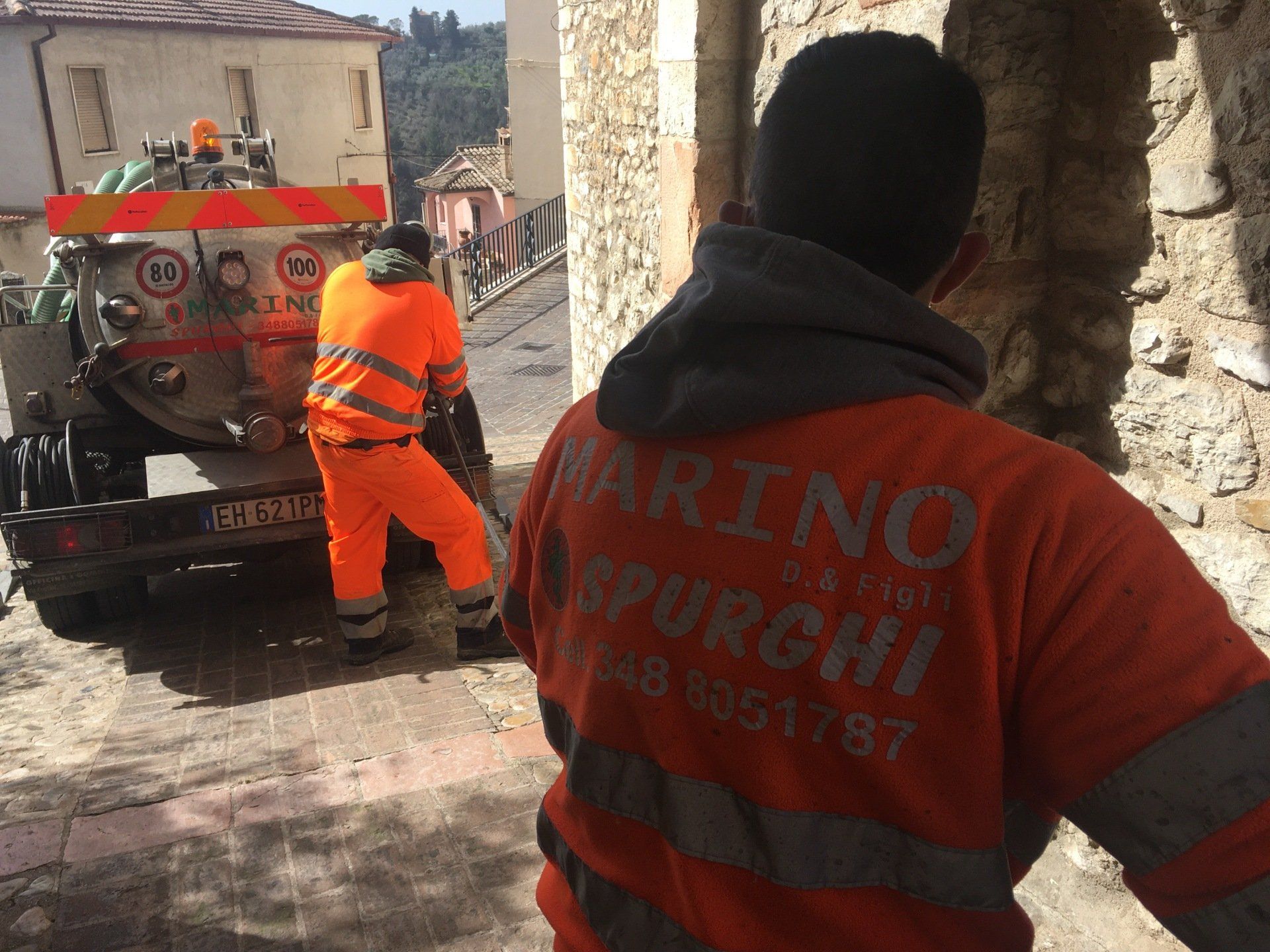 marino spurghi intervento fognature