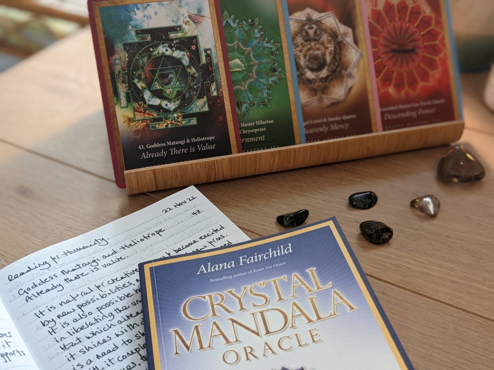 Crystal Mandala Oracle Cards and Guide by Alana Fairchild