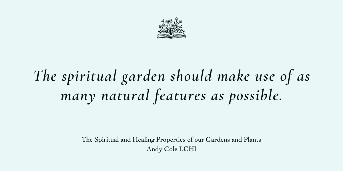 Spiritual and Healing Properties of our Gardens and Plants by Andy Cole LCHI - A Book Review by Sue Cartwright, Community Assembly of the British Isles Spiritual and Healing Properties of our Gardens and Plants by Andy Cole LCHI - A Book Review by Sue Cartwright, Community Assembly of the British Isles