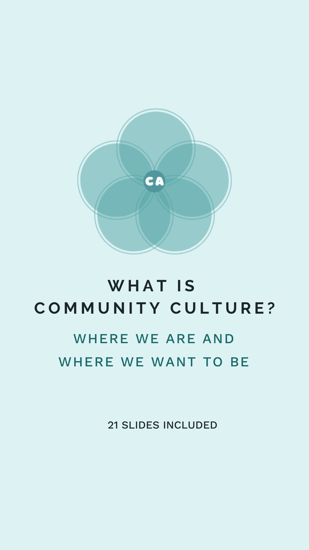 What is Community Culture - Presentation Slides (PDF) by Community Assembly of the British Isles (non-commercial)