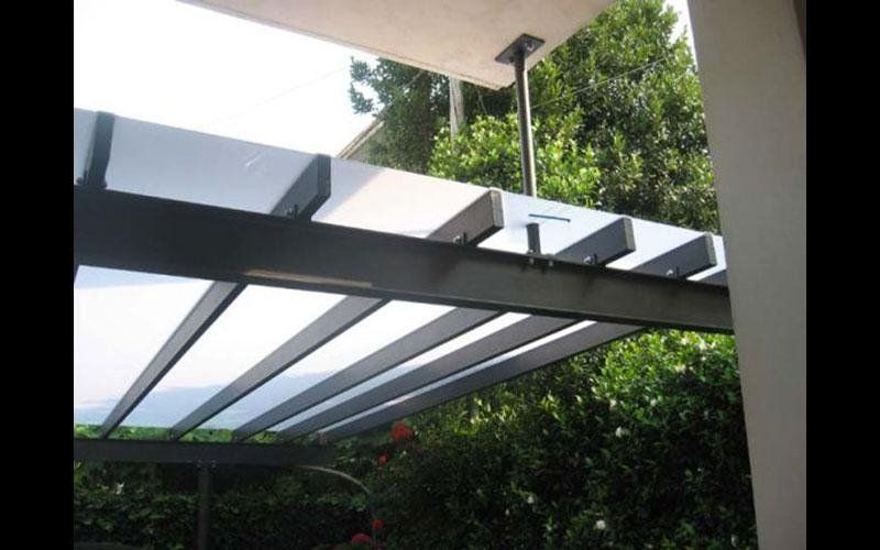 pergolato in trave e tubolare