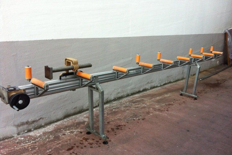 RULLIERA DI SCARICO MARCA FOM LUNGHEZZA 4.50MT