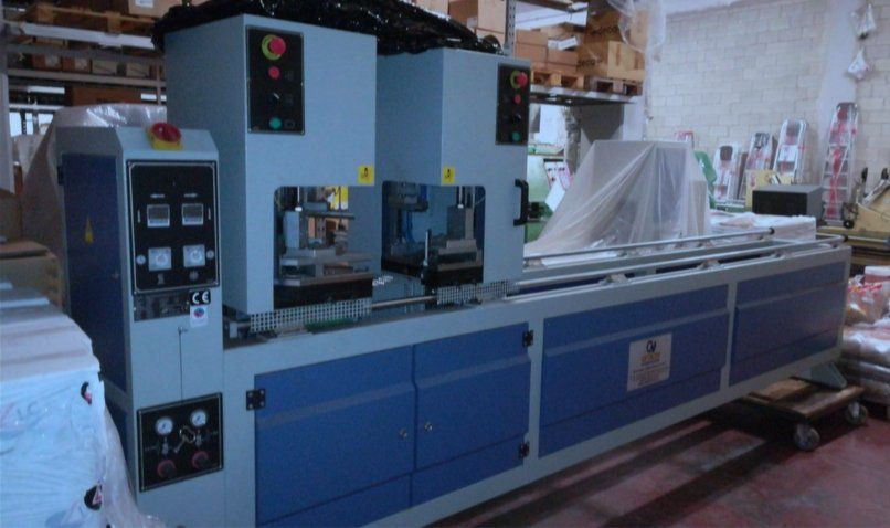 SALDATRICE A DUE TESTE AUTOMATICA MARCA STB