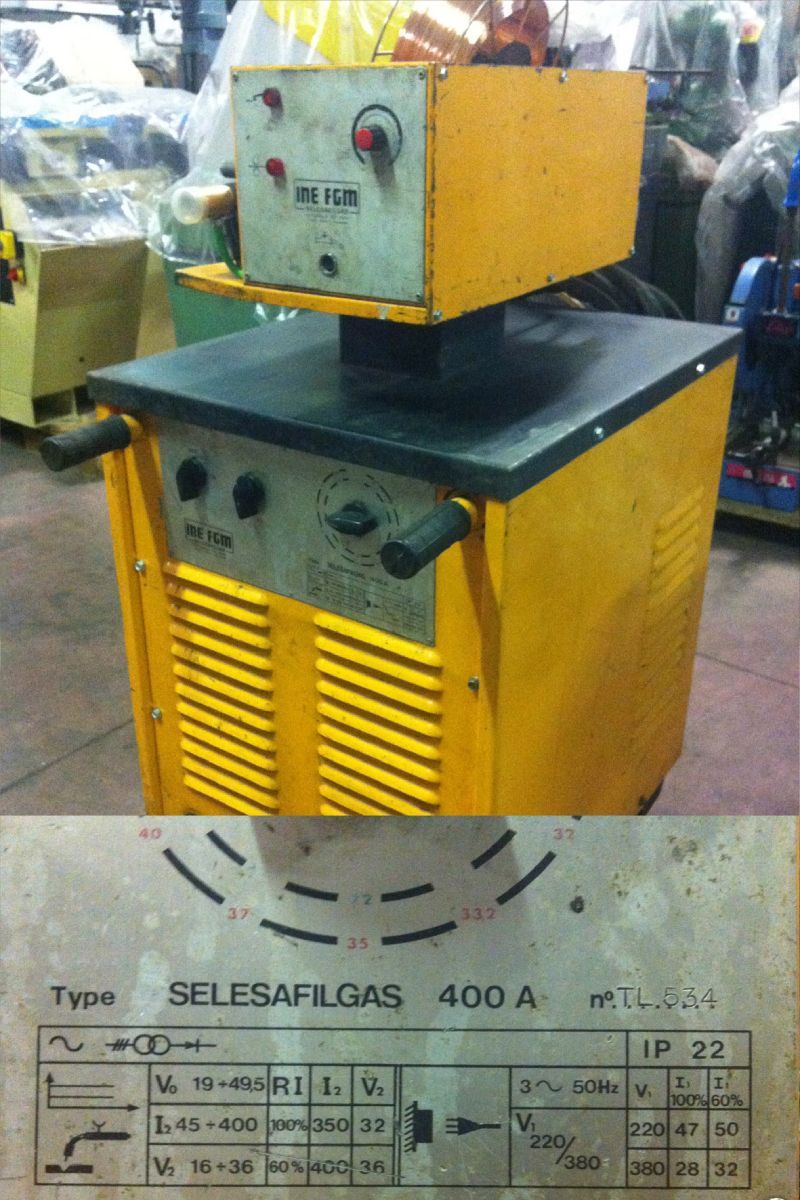 SALDATRICE MARCA INE FGM - MODELLO SELESAFILGAS 400A
