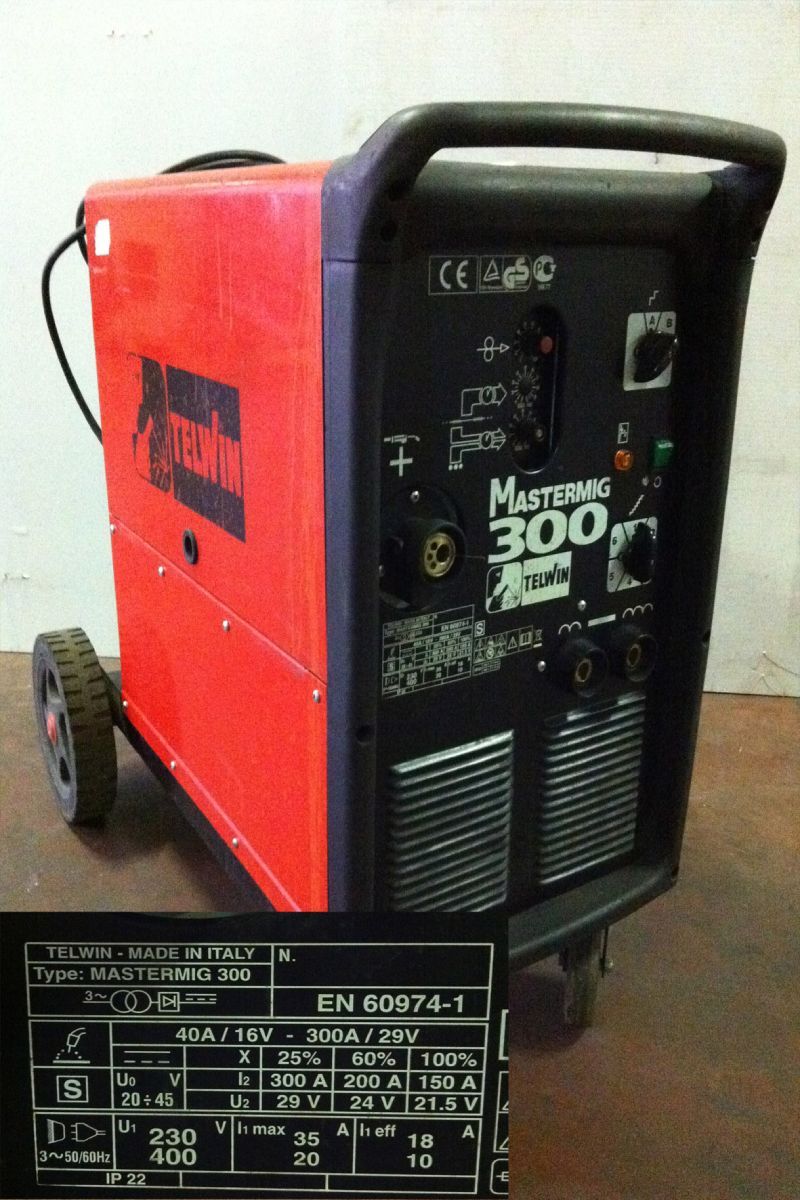SALDATRICE TELWIN MASTER MIG 300