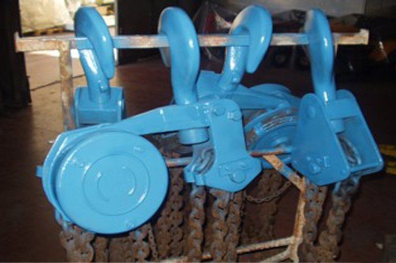 PARANCO MANUALE A CATENA A DOPPIO TIRO CON RINVIO