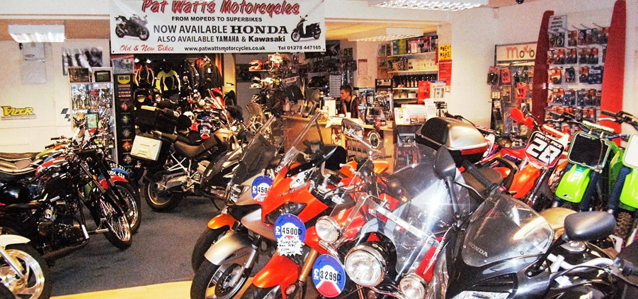 Pat Watts Motorcycles - Friendly motorcycle shop in Bridgwater