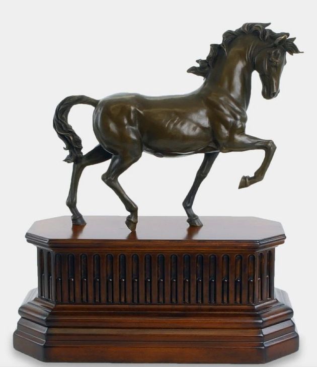 Arab Horse Bronze Sculpture
