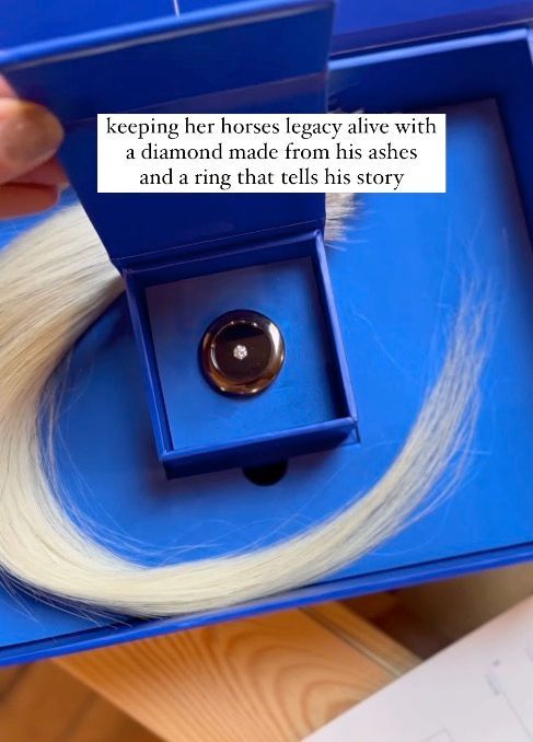 eterneva diamond from horse hair
