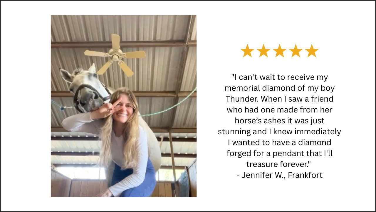 review memorial diamond
