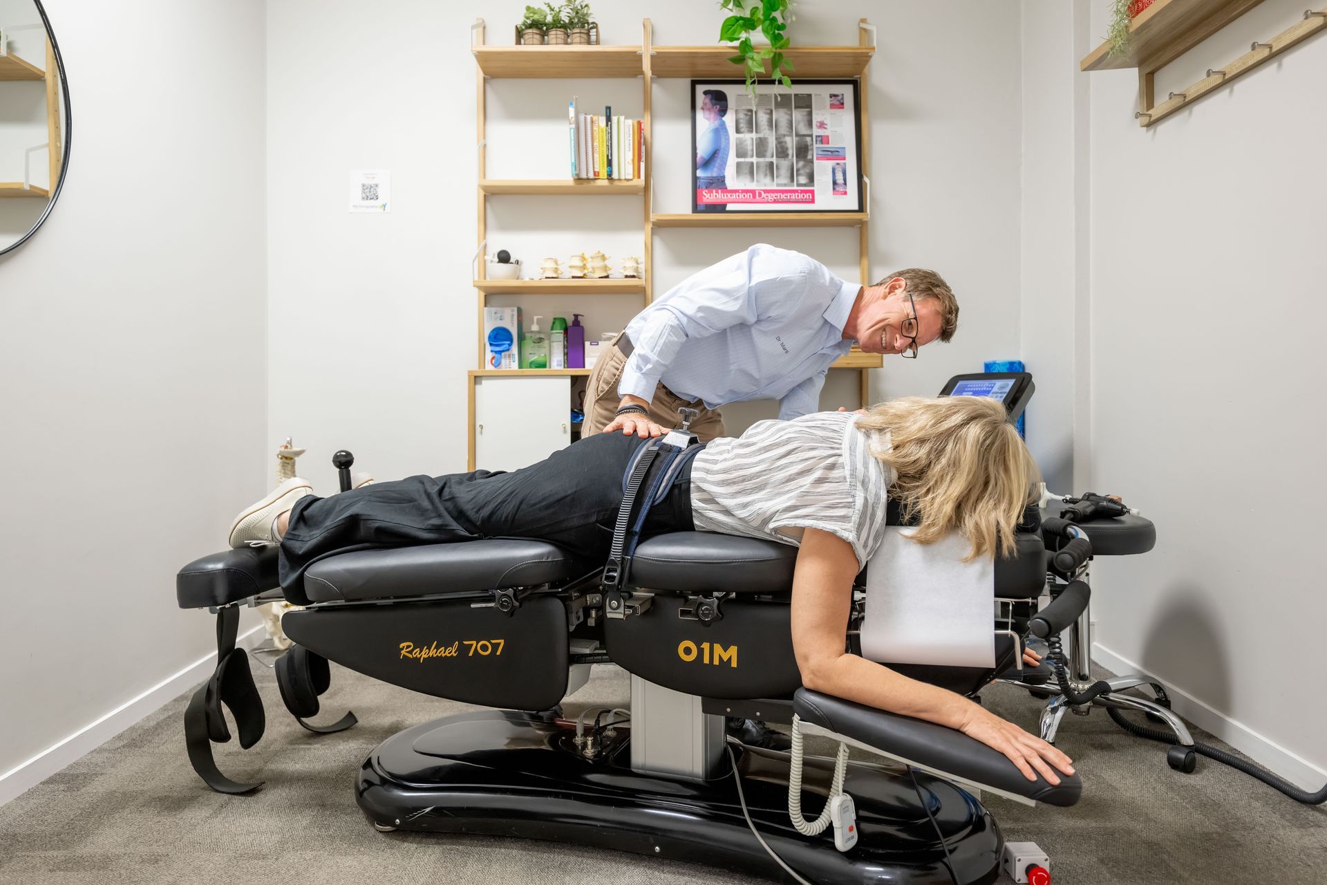 Woman Touching Neck, Possibly Experiencing Neck Pain — My Chiropractor Mackay City in Mackay, QLD