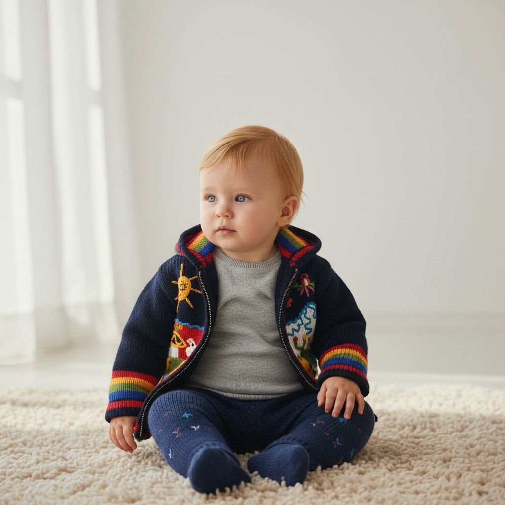 baby jasje met capuchon