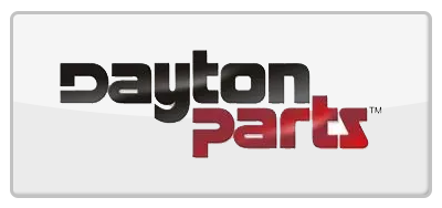 Dayton Parts logo, black and red text on a white background.