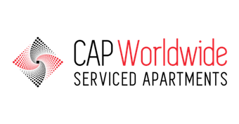 The logo for cap worldwide serviced apartments