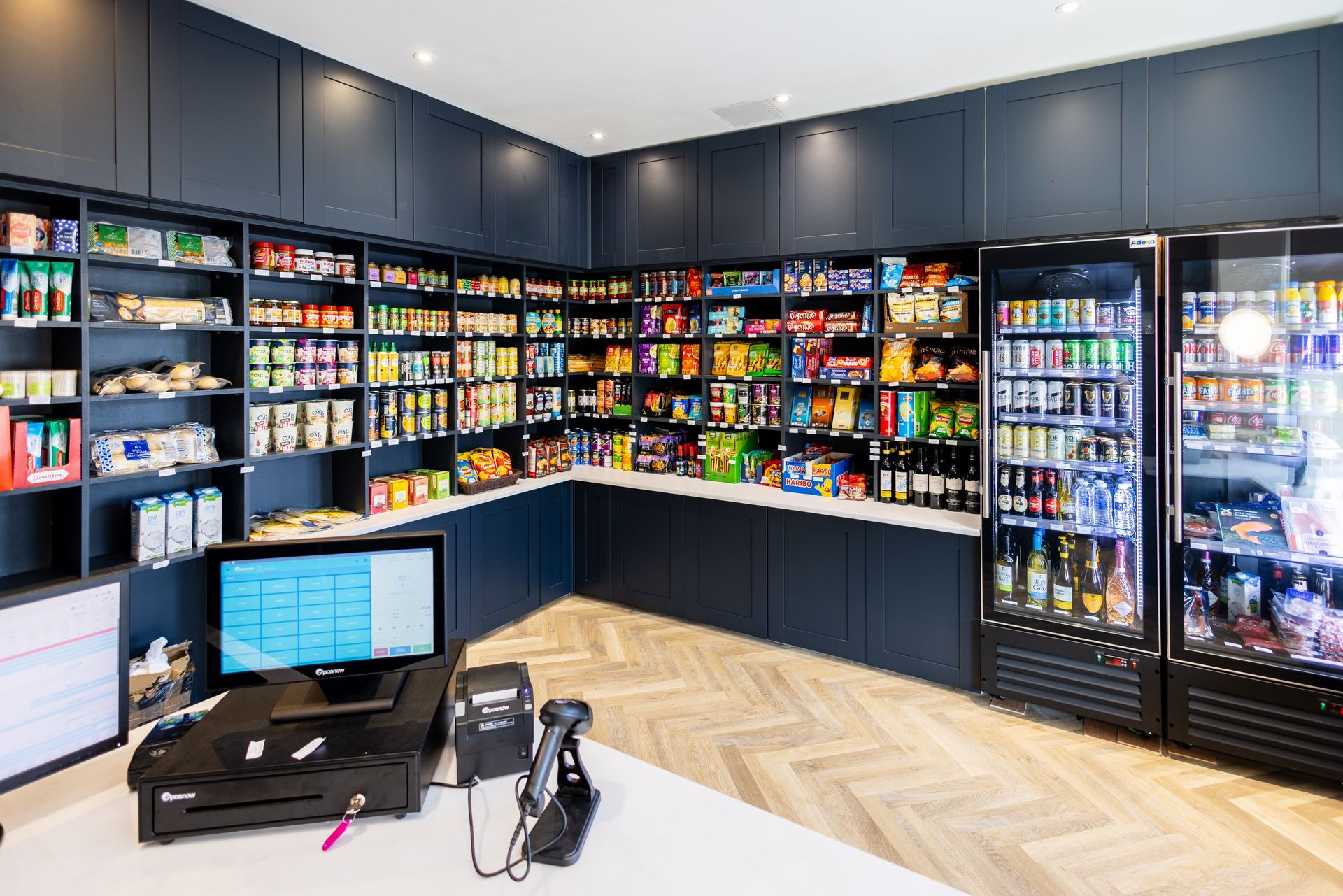 A grocery store filled with lots of food and drinks.