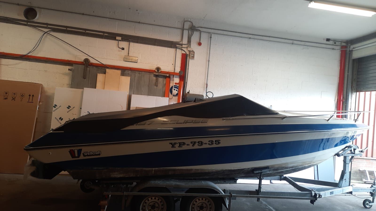 Speedboot Wellcraft 197 Eclipse nieuw haven afdekzeil