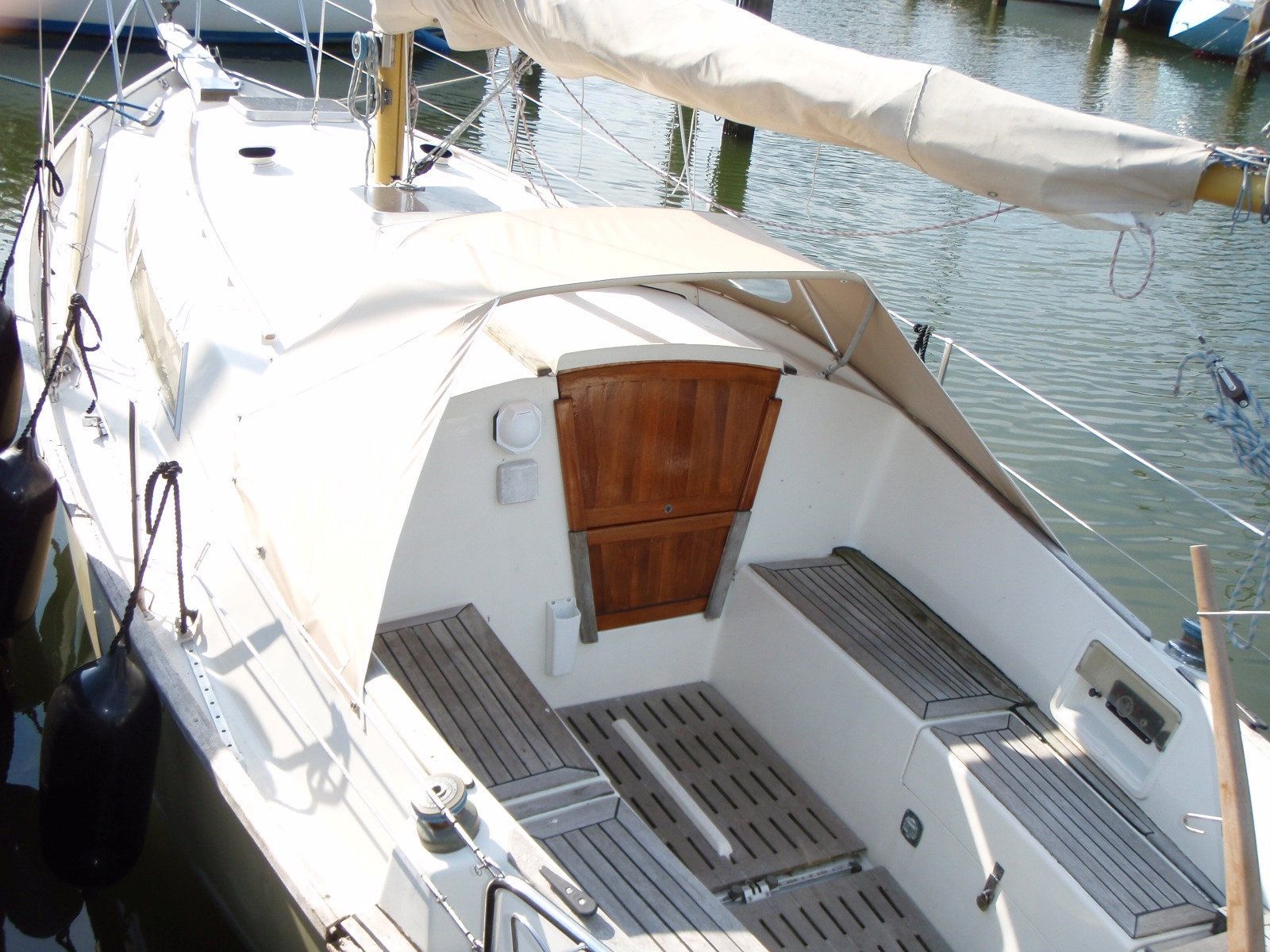 Buiskap/sprayhood voor zeiljacht