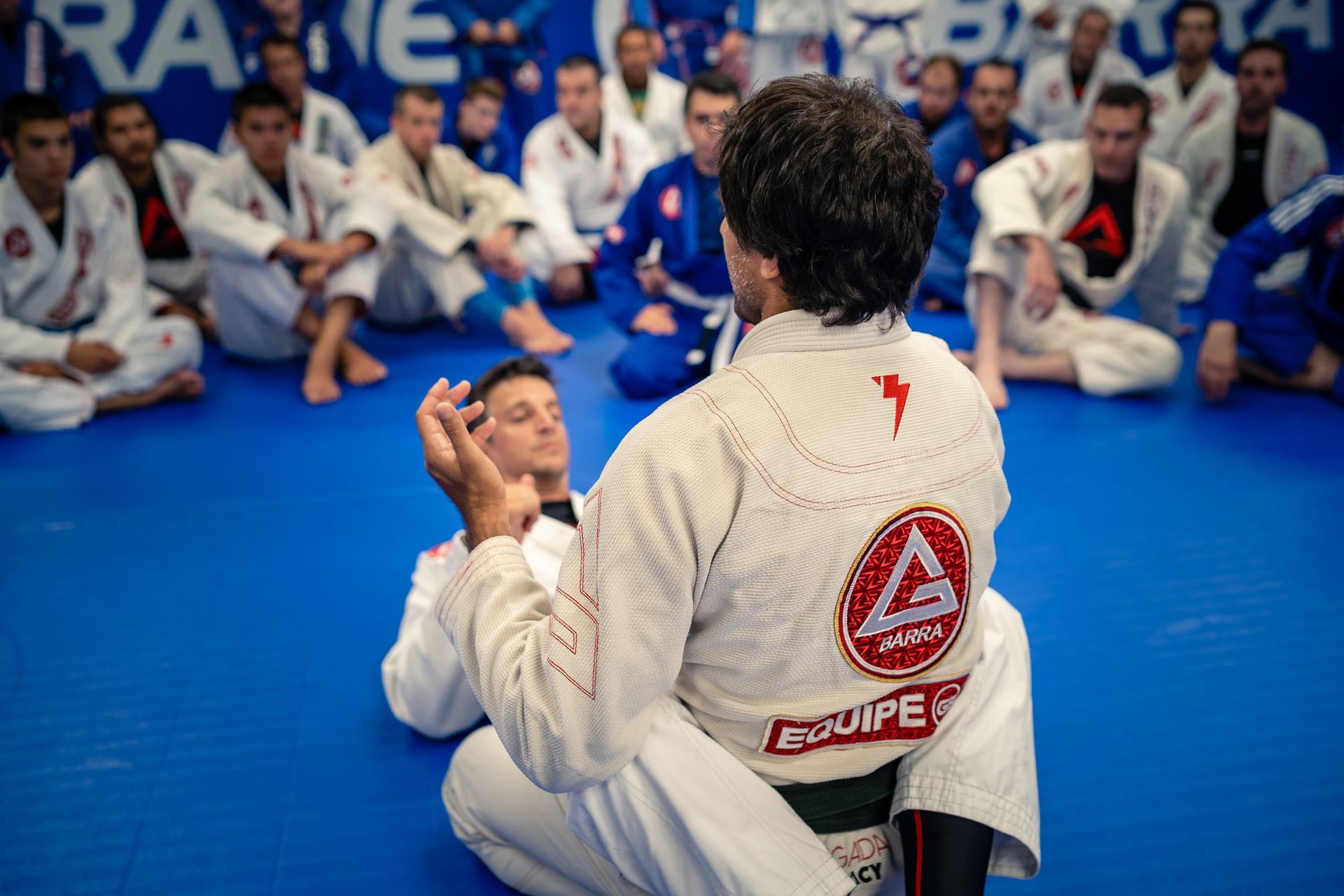 Seminar at Gracie Barra Saint-Laurent.