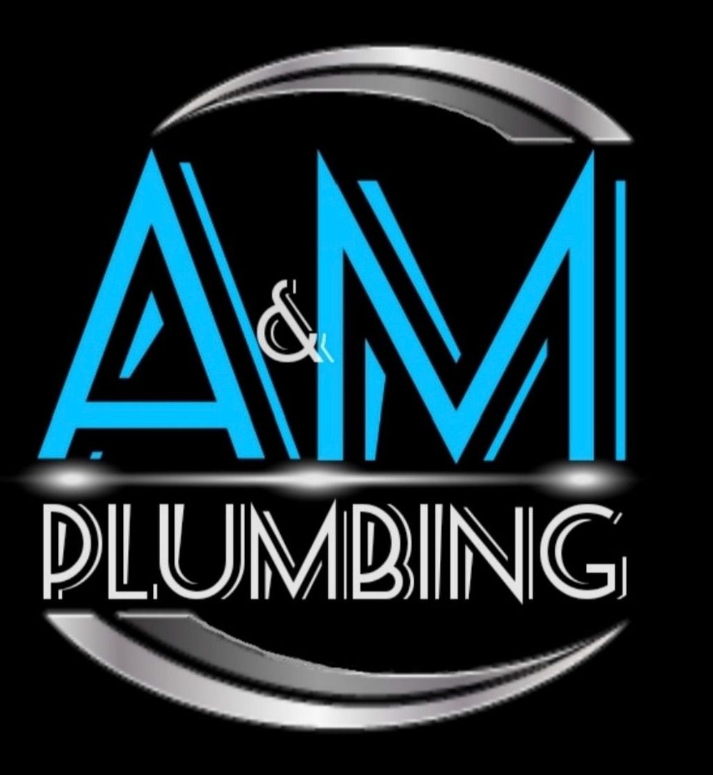 a and m plumbing logo