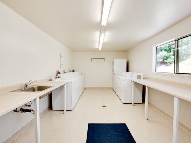 Laundry facility at the Westridge Apartments