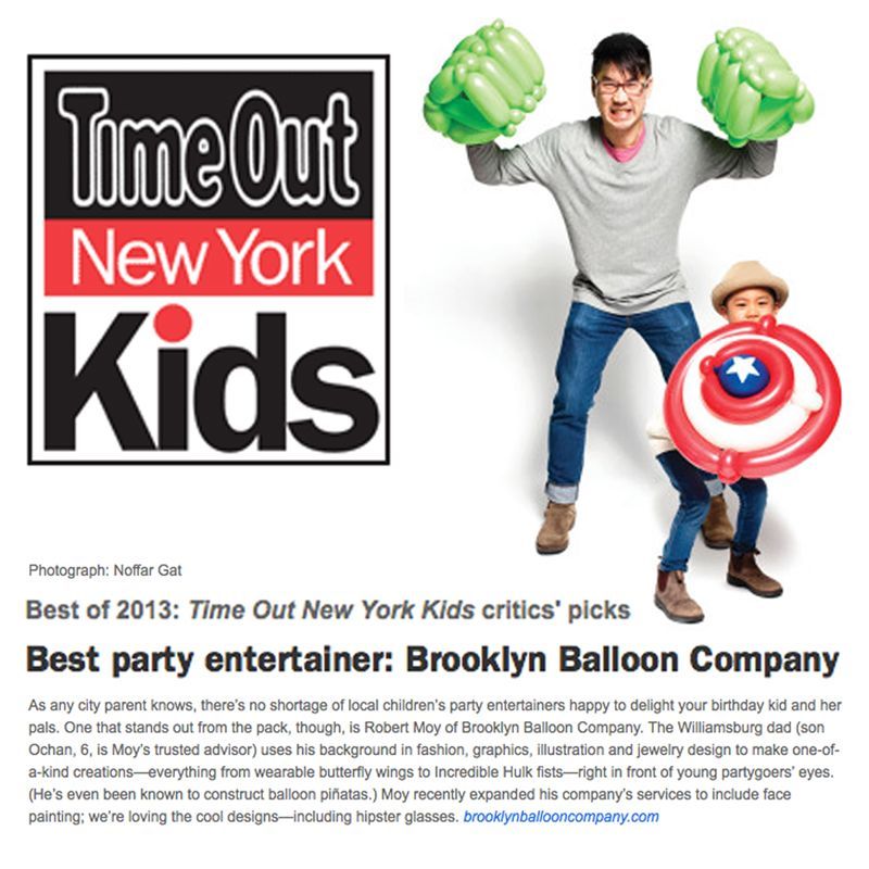 A picture of a man and a child in a time out new york kids article