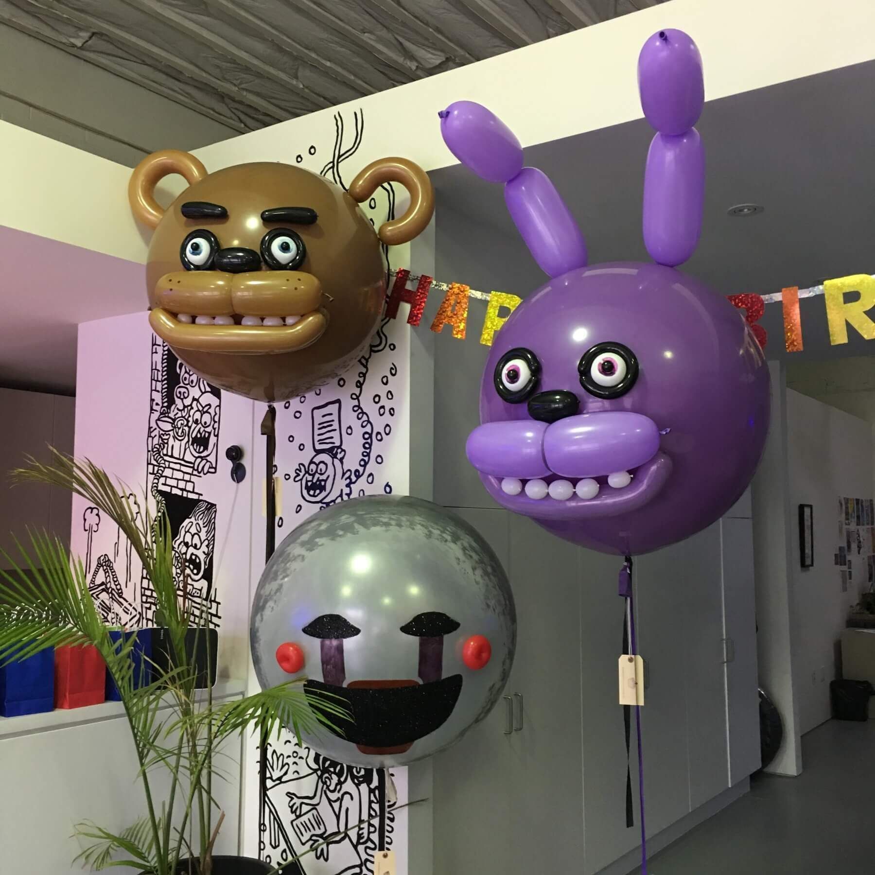 corporate event balloon decor